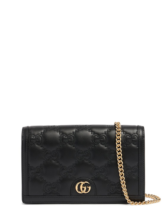 Luisaviaroma Borsa GG Matelassé in pelle / catena