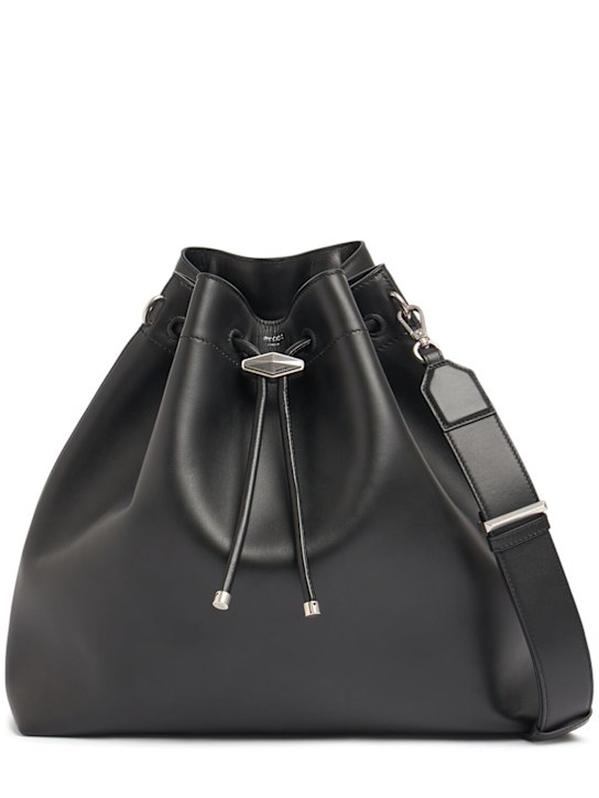 Luisaviaroma Borsa grande in pelle lucida Bon Bon