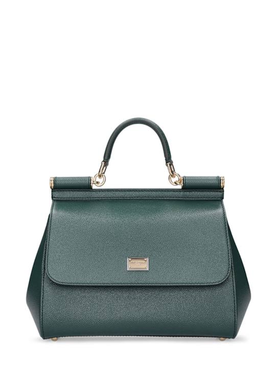 Luisaviaroma Borsa grande Sicily in pelle Dauphine