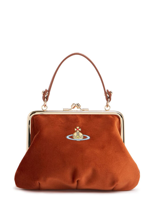 Luisaviaroma Borsa Granny Frame in velluto