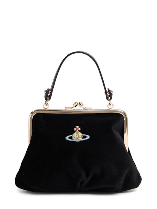 Luisaviaroma Borsa Granny Frame in velluto