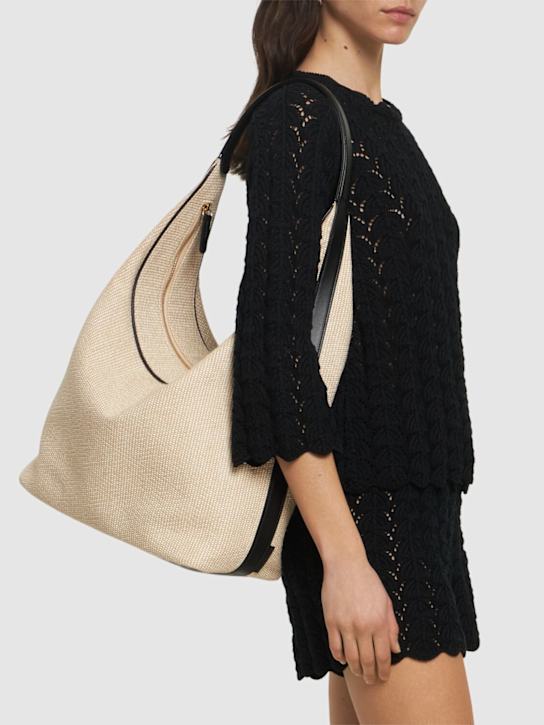 Luisaviaroma Borsa Hobo Ares In Misto Cotone