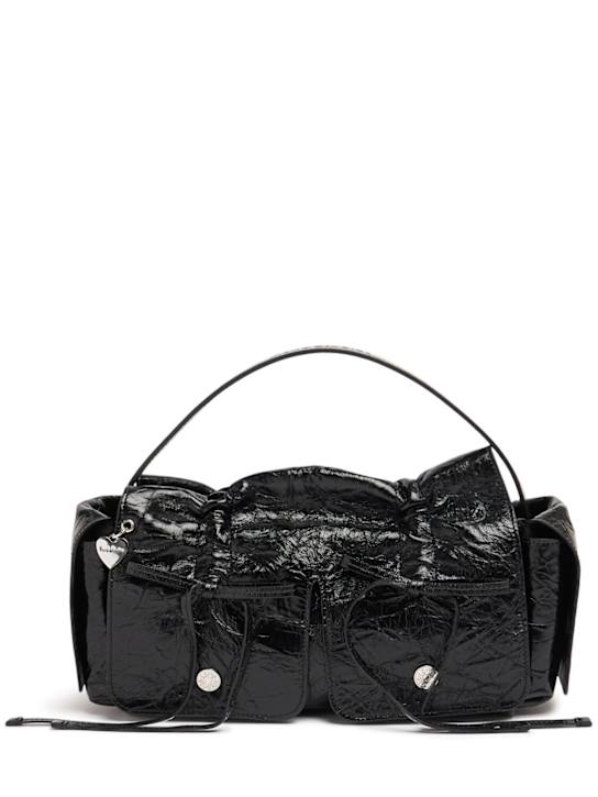 Luisaviaroma Borsa in pelle craclé con tasche