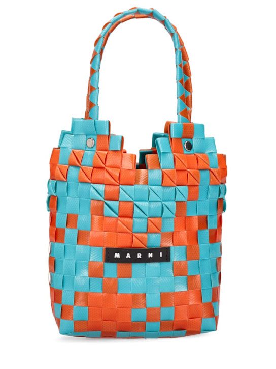 Luisaviaroma Borsa intrecciata con logo
