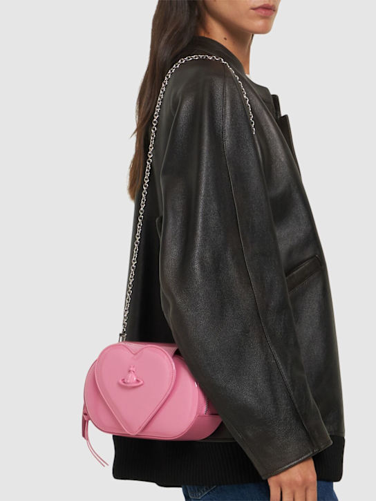 Luisaviaroma Borsa Jonny Heart Flap In Vernice