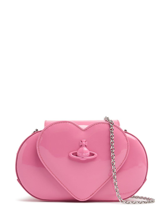 Luisaviaroma Borsa Jonny Heart Flap in vernice