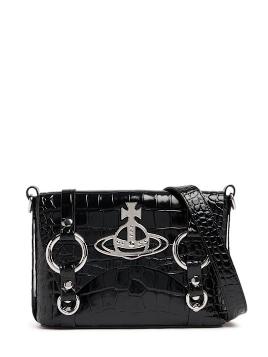 Luisaviaroma Borsa Kim in pelle stampa coccodrillo