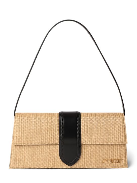 Luisaviaroma Borsa Le Bambino Long effetto rafia