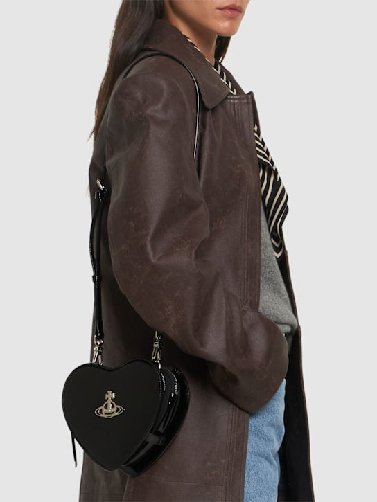 Luisaviaroma Borsa Louise Heart In Vernice
