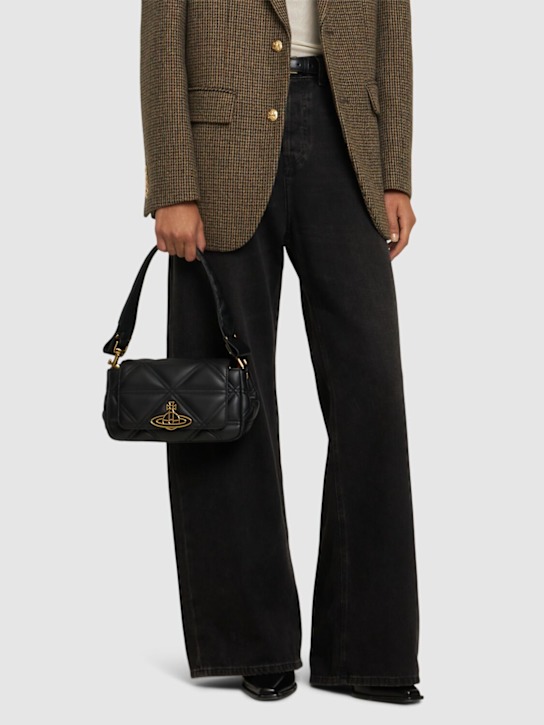 Luisaviaroma Borsa Media Hazel In Pelle Trapuntata