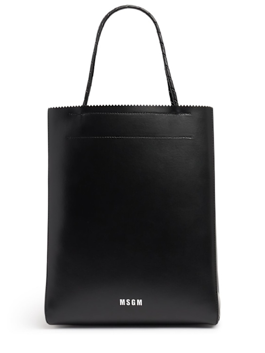 Luisaviaroma Borsa media Matte Shopping in pelle