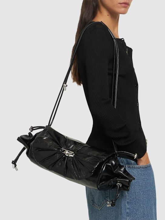 Luisaviaroma Borsa Media Scrunch-D In Pelle