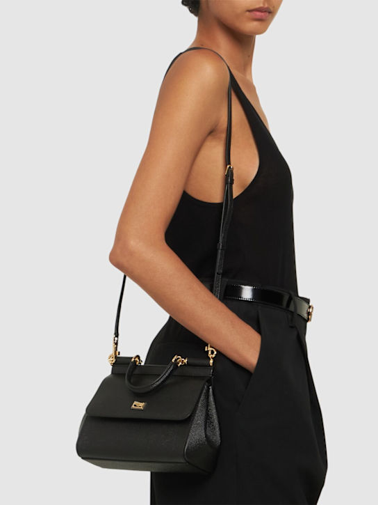 Luisaviaroma Borsa Media Sicily In Pelle Dauphine