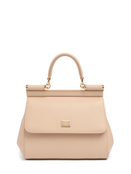 Luisaviaroma Borsa media Sicily in pelle dauphine