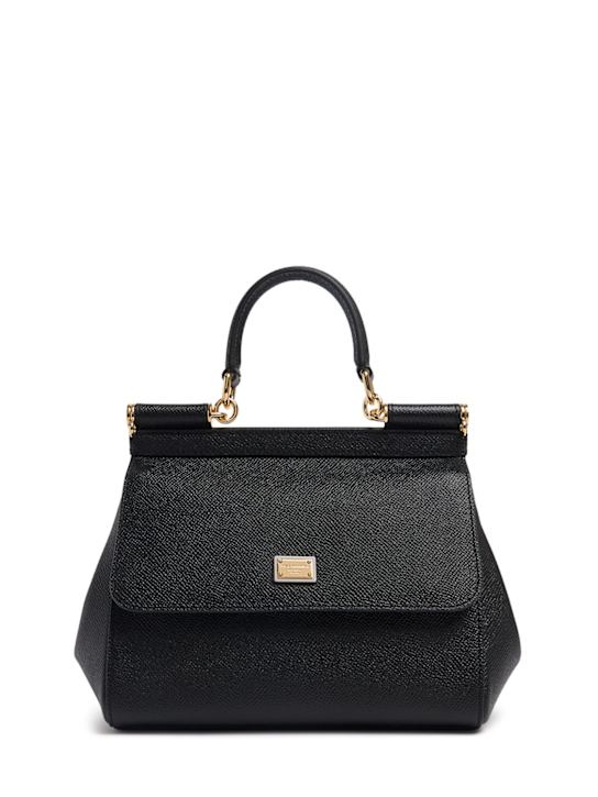 Luisaviaroma Borsa media Sicily in pelle dauphine