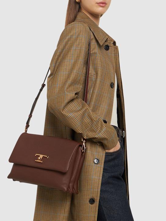 Luisaviaroma Borsa Medium T Timeless Flap In Pelle