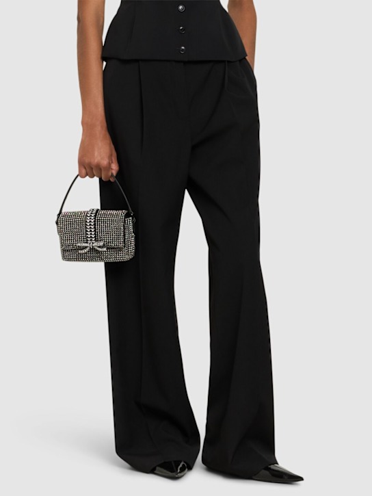 Luisaviaroma Borsa Micro Chainmail Con Cristalli