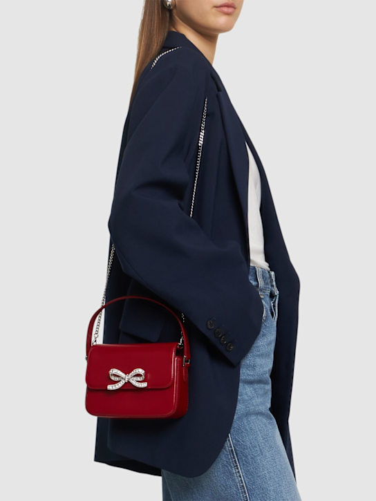 Luisaviaroma Borsa Micro In Pelle Con Fiocco
