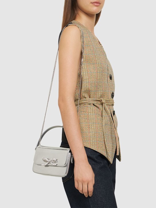 Luisaviaroma Borsa Micro In Pelle Con Fiocco