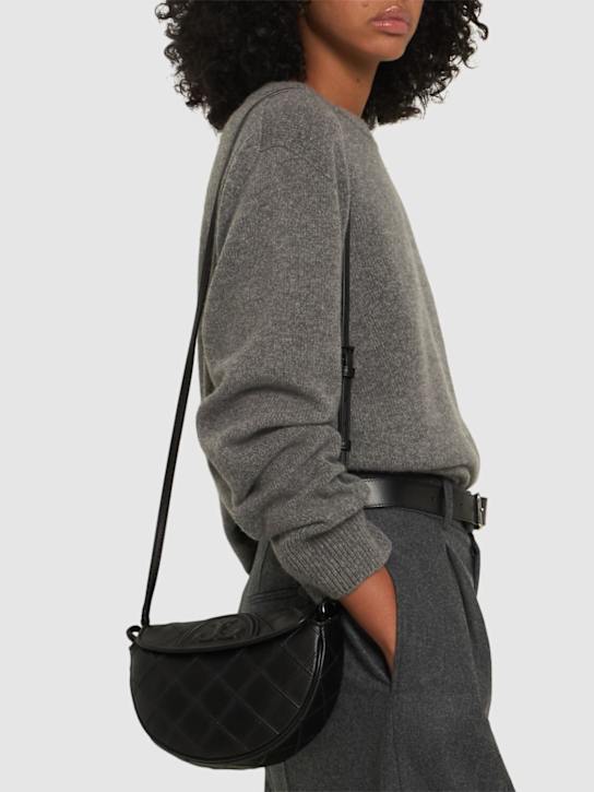 Luisaviaroma Borsa Mini Fleming Crescent In Pelle