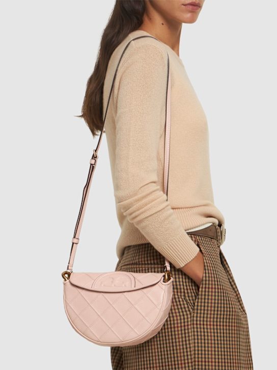 Luisaviaroma Borsa Mini Fleming Crescent In Pelle