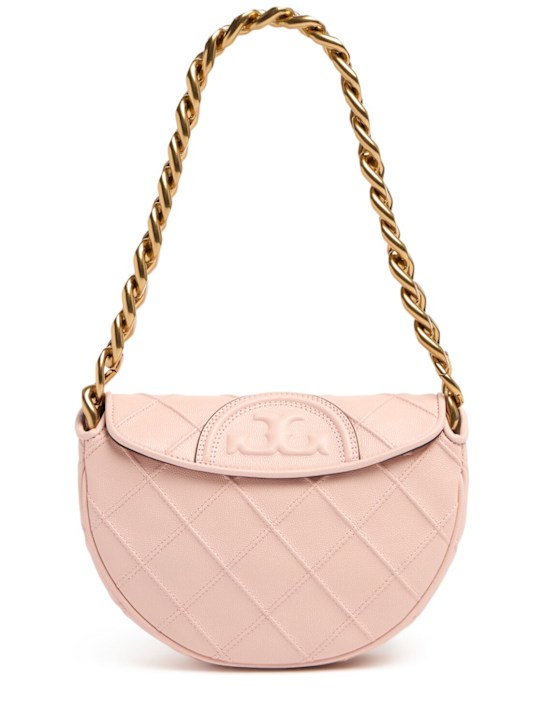 Luisaviaroma Borsa mini Fleming Crescent in pelle