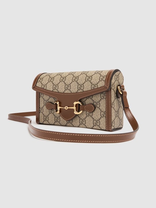 Luisaviaroma Borsa Mini GG Supreme Horsebit 1955