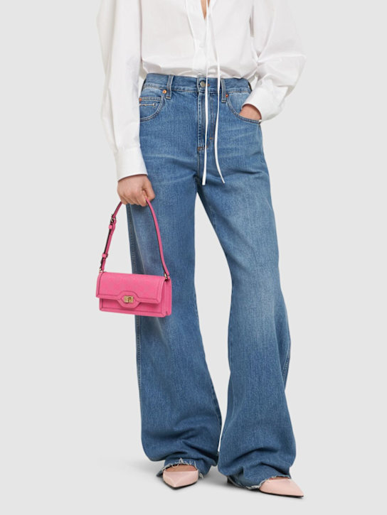 Luisaviaroma Borsa Mini Luce In Pelle E Tela
