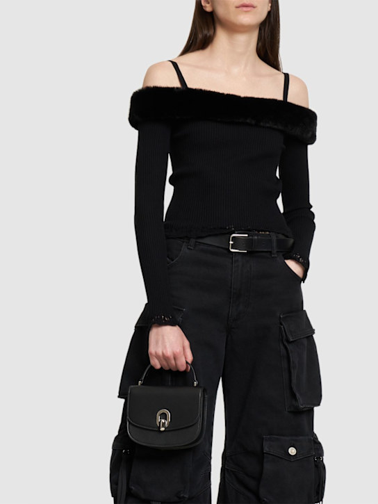Luisaviaroma Borsa Mini Tondo In Pelle