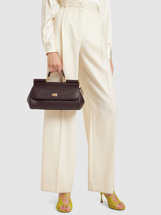 Luisaviaroma Borsa New Sicily In Pelle Dauphine
