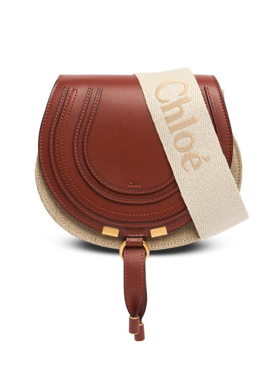 Luisaviaroma Borsa piccola Marcie in pelle e lino