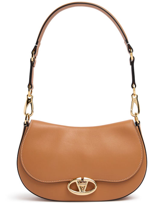 Luisaviaroma Borsa Saddle in pelle con logo