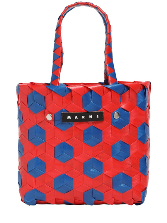 Luisaviaroma Borsa shopping color block con logo