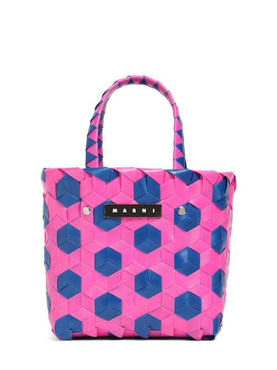 Luisaviaroma Borsa shopping color block con logo