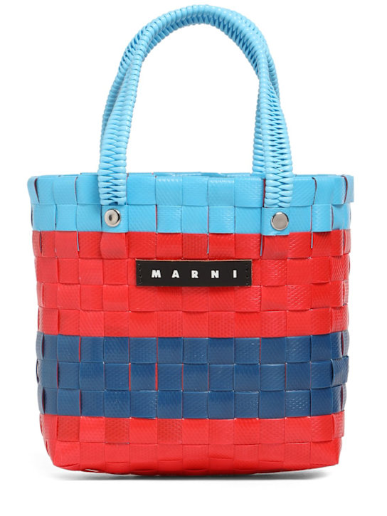 Luisaviaroma Borsa shopping color block con logo