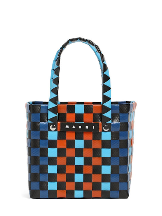 Luisaviaroma Borsa shopping color block con logo