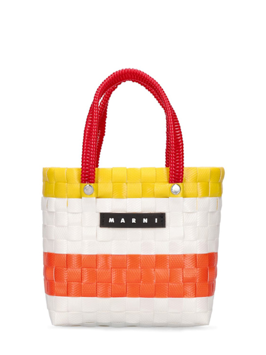 Luisaviaroma Borsa shopping color block con logo