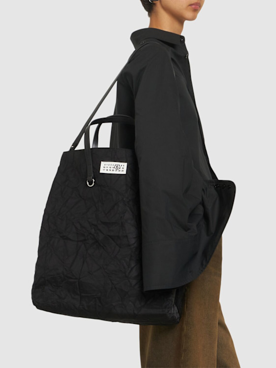 Luisaviaroma Borsa Shopping In Nylon Craclé