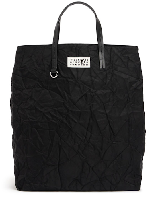 Luisaviaroma Borsa shopping in nylon craclé