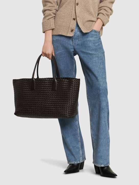 Luisaviaroma Borsa Shopping Media Cabat In Pelle