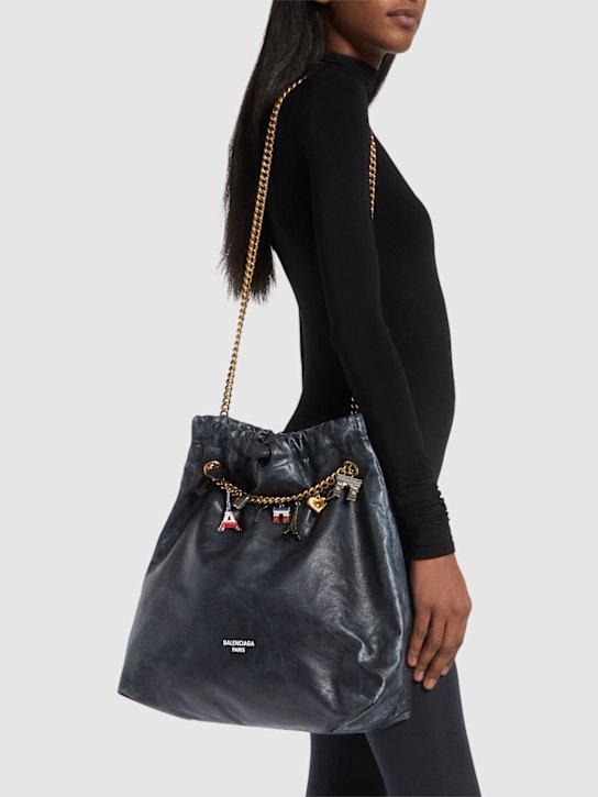 Luisaviaroma Borsa Shopping Media Crush In Pelle