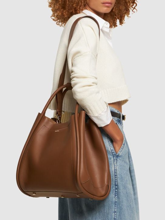 Luisaviaroma Borsa Shopping Media Marin In Pelle