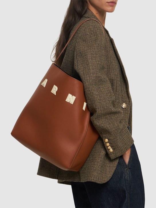 Luisaviaroma Borsa Shopping Media Museo In Pelle