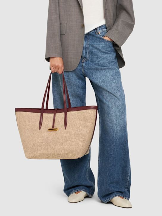Luisaviaroma Borsa Shopping Penne In Lino