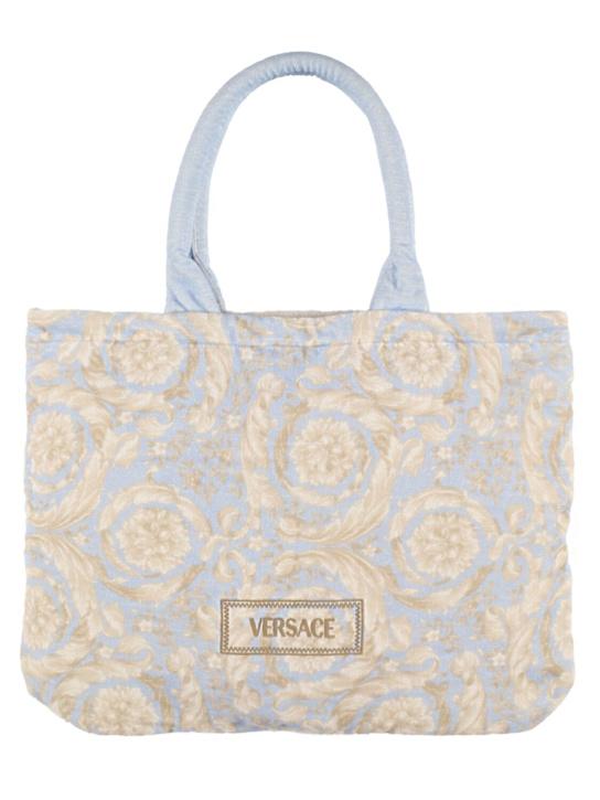 Luisaviaroma Borsa shopping stampata con logo