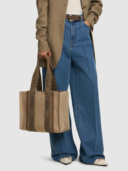 Luisaviaroma Borsa Shopping Woody In Lino
