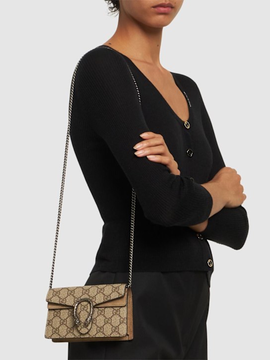 Luisaviaroma Borsa Super Mini Dionysus GG Supreme