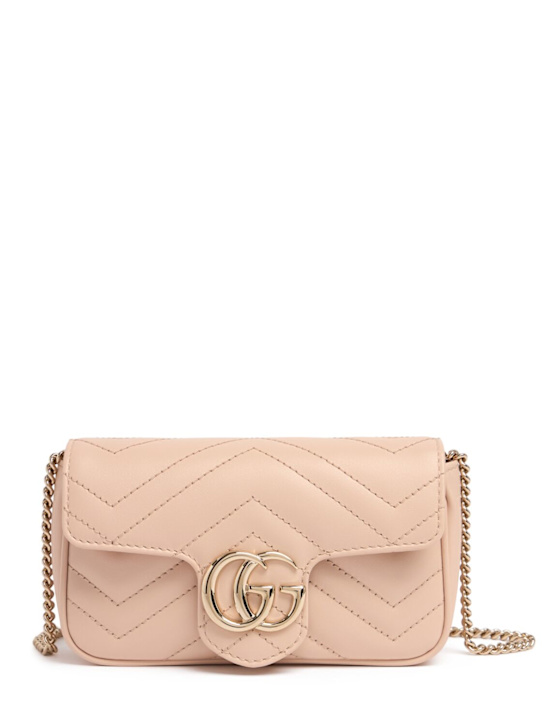 Luisaviaroma Borsa Super Mini GG Marmont in pelle