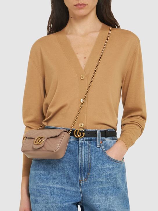 Luisaviaroma Borsa Super Mini GG Marmont In Pelle