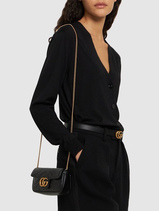 Luisaviaroma Borsa Super Mini GG Marmont In Pelle